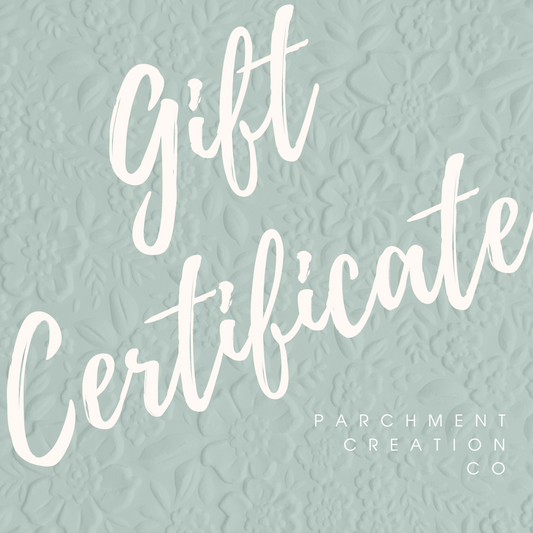 Parchment Creation Co Gift Card